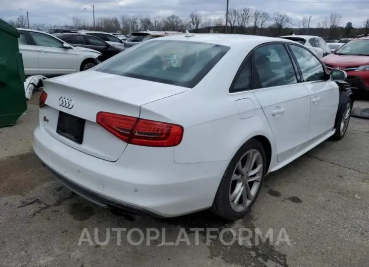 AUDI S4 PREMIUM 2015 vin WAUBGAFLXFA099017 from auto auction Copart