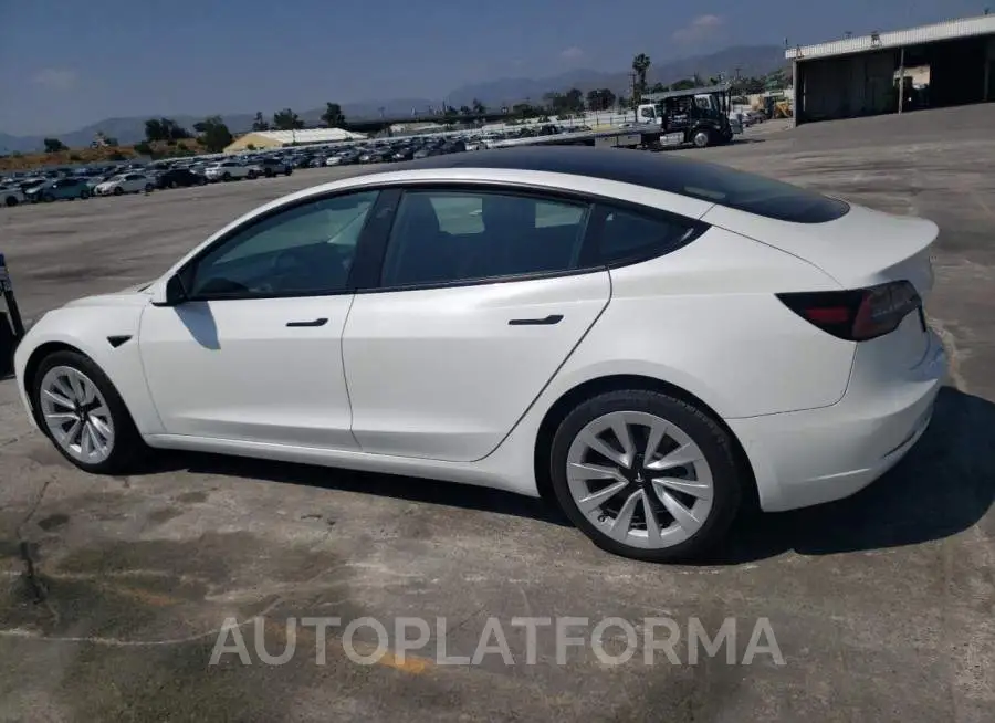 TESLA MODEL 3 2022 vin 5YJ3E1EB8NF137548 from auto auction Copart