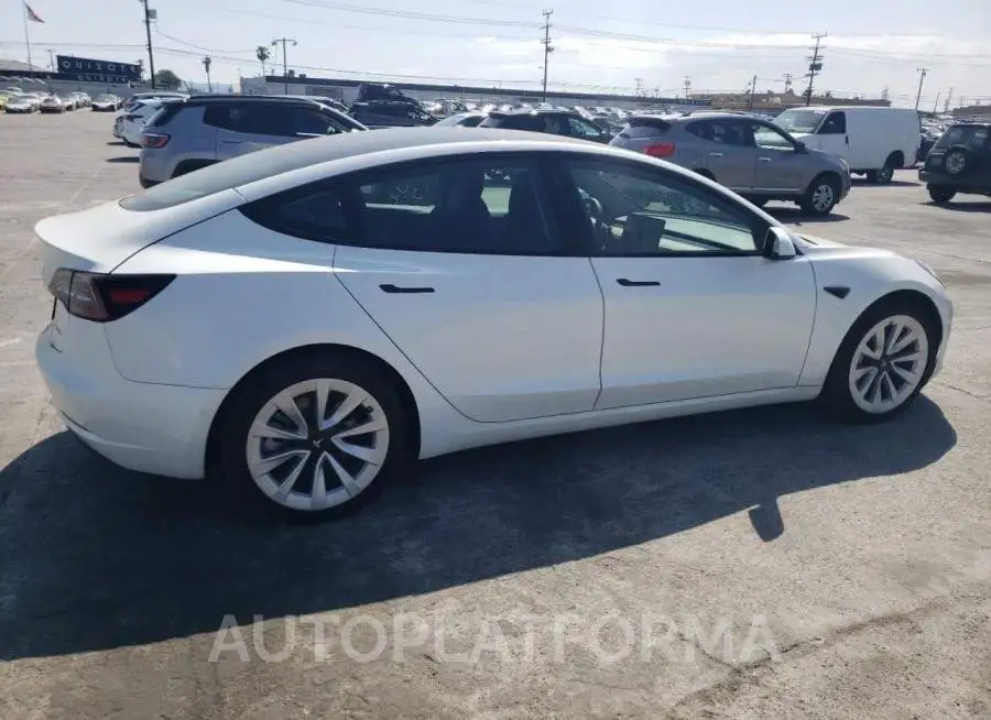 TESLA MODEL 3 2022 vin 5YJ3E1EB8NF137548 from auto auction Copart