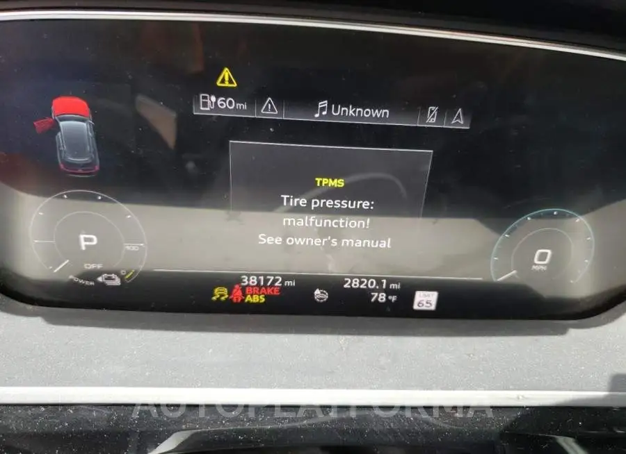 AUDI E-TRON PRE 2019 vin WA1VAAGEXKB020980 from auto auction Copart