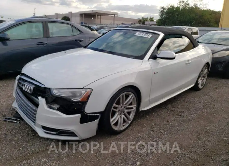 AUDI S5 PREMIUM 2016 vin WAUC4AFH5GN011767 from auto auction Copart