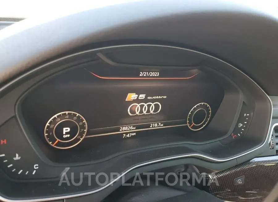 AUDI S5 PREMIUM 2019 vin WAUP4AF55KA049166 from auto auction Copart