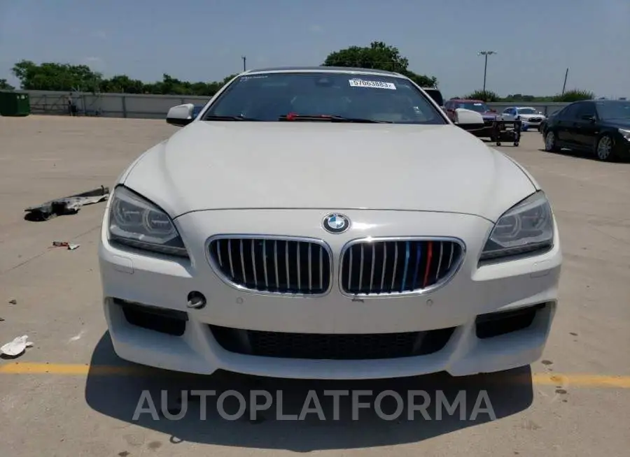 BMW 650 I GRAN 2015 vin WBA6B2C56FGB99112 from auto auction Copart