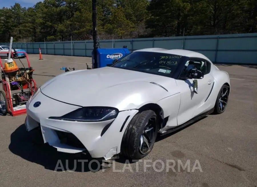 TOYOTA SUPRA BASE 2022 vin WZ1DB0C04NW047643 from auto auction Copart