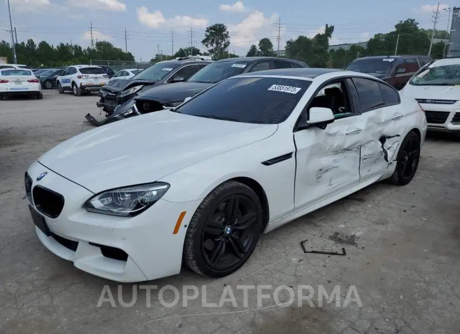 BMW 640 XI GRA 2015 vin WBA6B8C57FD452973 from auto auction Copart