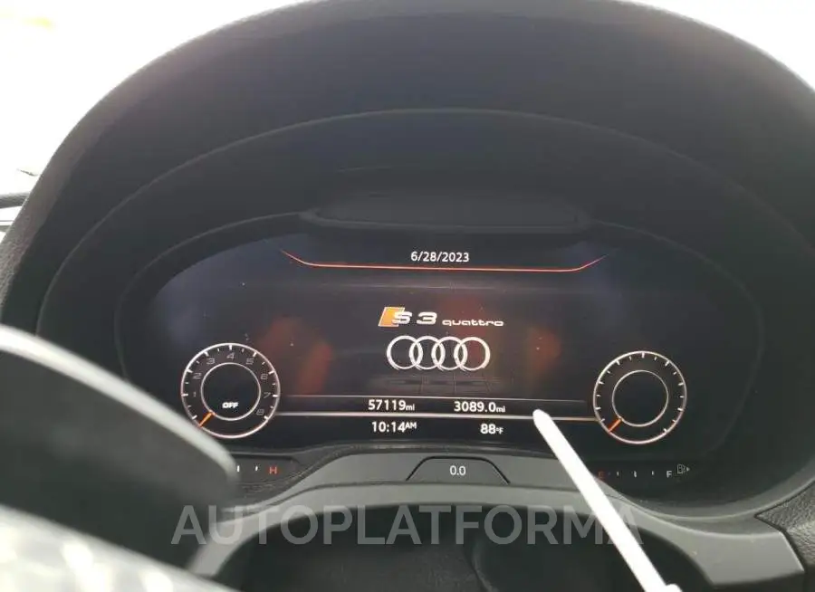 AUDI S3 PRESTIG 2018 vin WAUF1GFF3J1005889 from auto auction Copart