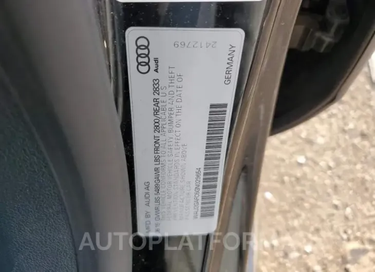 AUDI A7 PRESTIG 2016 vin WAU2GAFC6GN029654 from auto auction Copart