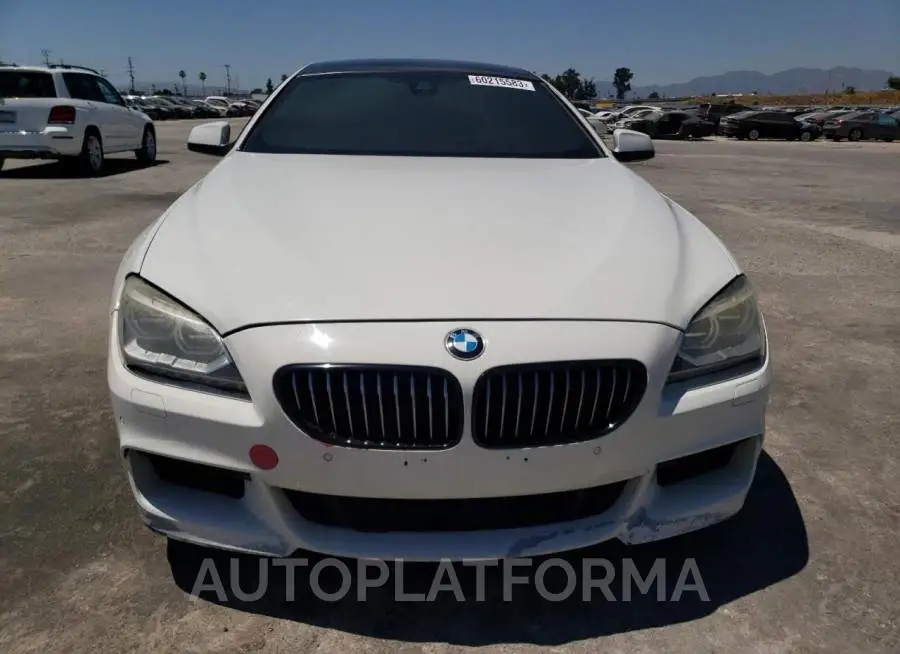 BMW 650 I GRAN 2015 vin WBA6B2C53FGB99522 from auto auction Copart