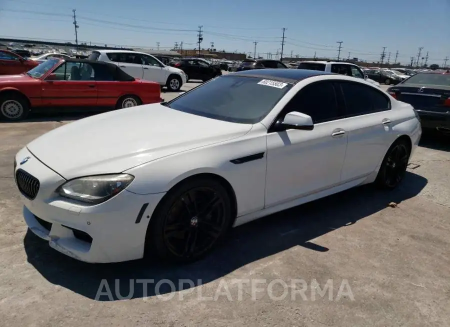 BMW 650 I GRAN 2015 vin WBA6B2C53FGB99522 from auto auction Copart