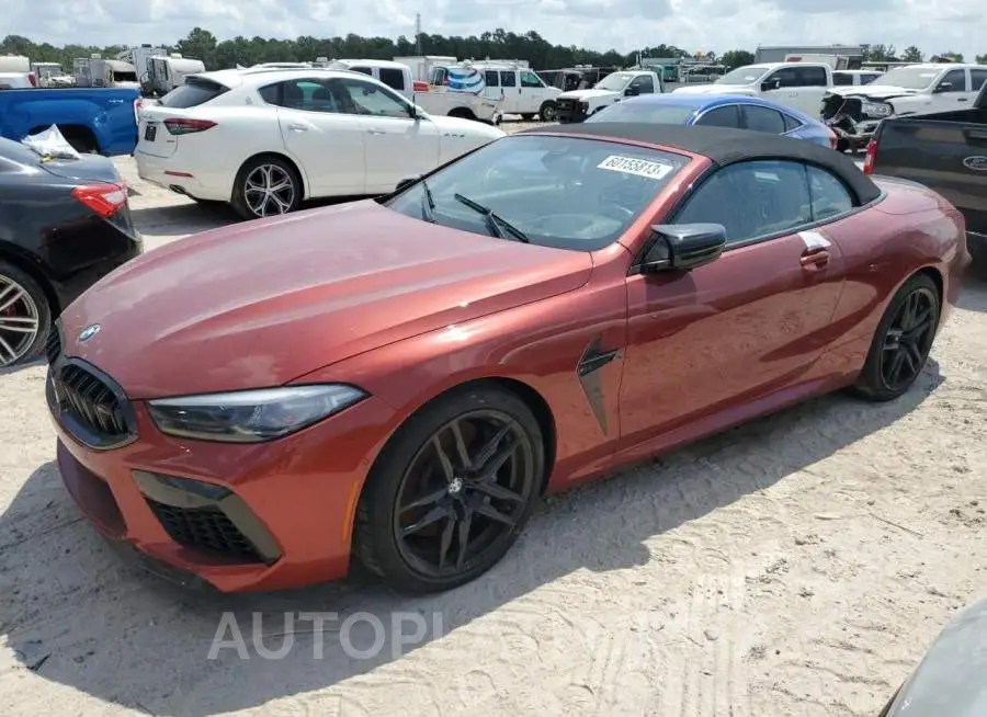 BMW M8 2020 vin WBSDZ0C09LCD70686 from auto auction Copart