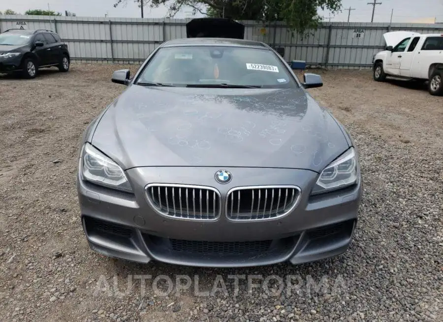 BMW 650 I GRAN 2015 vin WBA6B2C56FD799286 from auto auction Copart