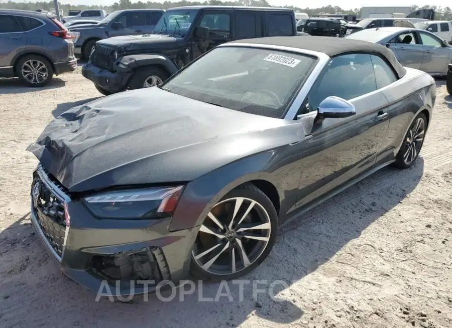 AUDI S5 PREMIUM 2022 vin WAUW4GF53NN005601 from auto auction Copart