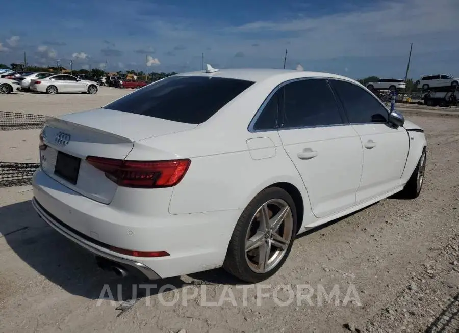 AUDI S4 PREMIUM 2018 vin WAUB4AF49JA001945 from auto auction Copart