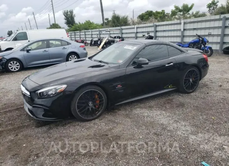 MERCEDES-BENZ SL 63 AMG 2019 vin WDDJK7EA6KF056975 from auto auction Copart