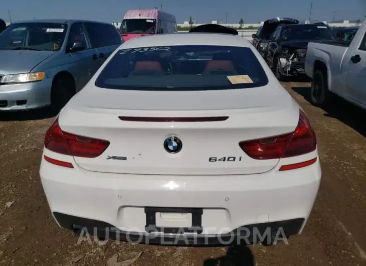 BMW 640 XI 2015 vin WBALY1C54FDZ73562 from auto auction Copart