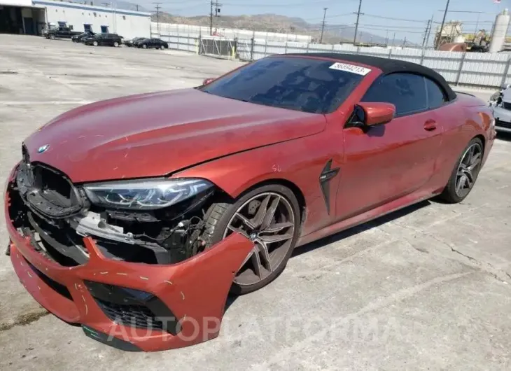 BMW M8 2020 vin WBSDZ0C0XLBM09479 from auto auction Copart