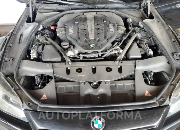 BMW 650 I GRAN 2015 vin WBA6B2C55FD129986 from auto auction Copart