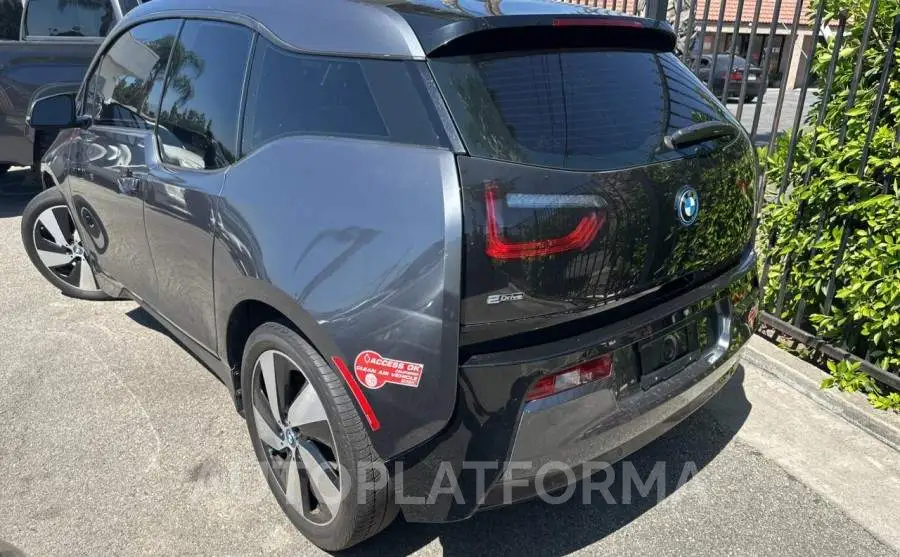 BMW I3 BEV 2017 vin WBY1Z6C3XH7A39752 from auto auction Copart