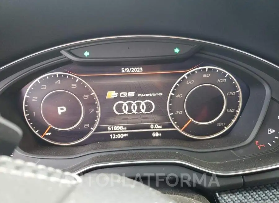 AUDI SQ5 PRESTI 2018 vin WA1C4AFYXJ2222534 from auto auction Copart