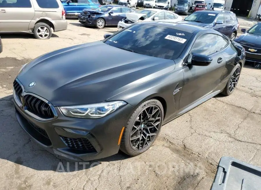 BMW M8 2020 vin WBSAE0C04LBM08343 from auto auction Copart