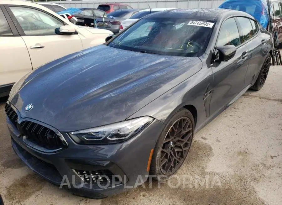 BMW M8 2022 vin WBSGV0C02NCG96230 from auto auction Copart