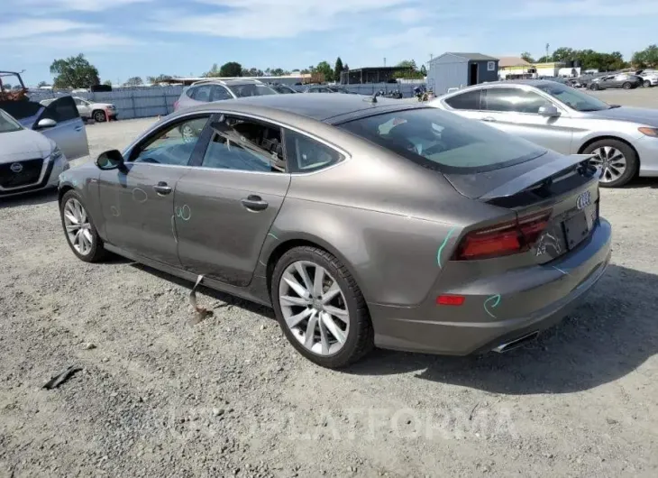 AUDI A7 PREMIUM 2016 vin WAUWGAFC2GN019673 from auto auction Copart