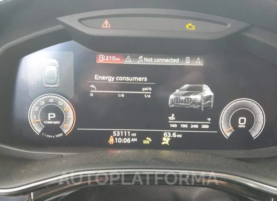 AUDI Q8 PREMIUM 2019 vin WA1EVAF19KD021089 from auto auction Copart