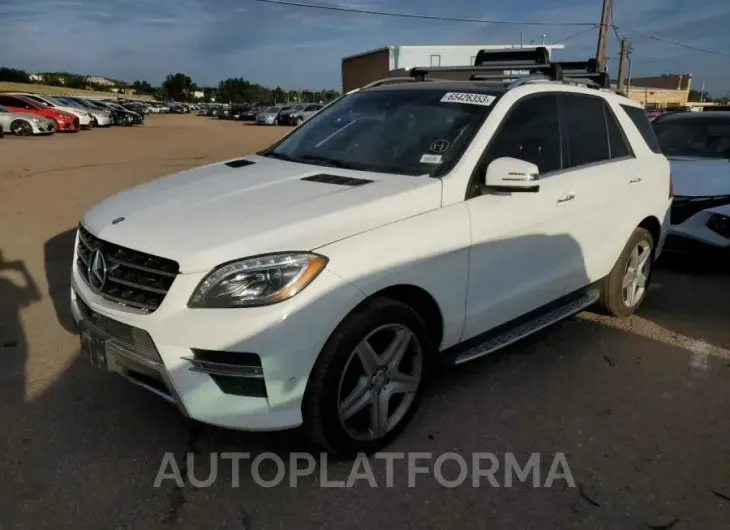 MERCEDES-BENZ ML 400 4MA 2015 vin 4JGDA5GB0FA559355 from auto auction Copart