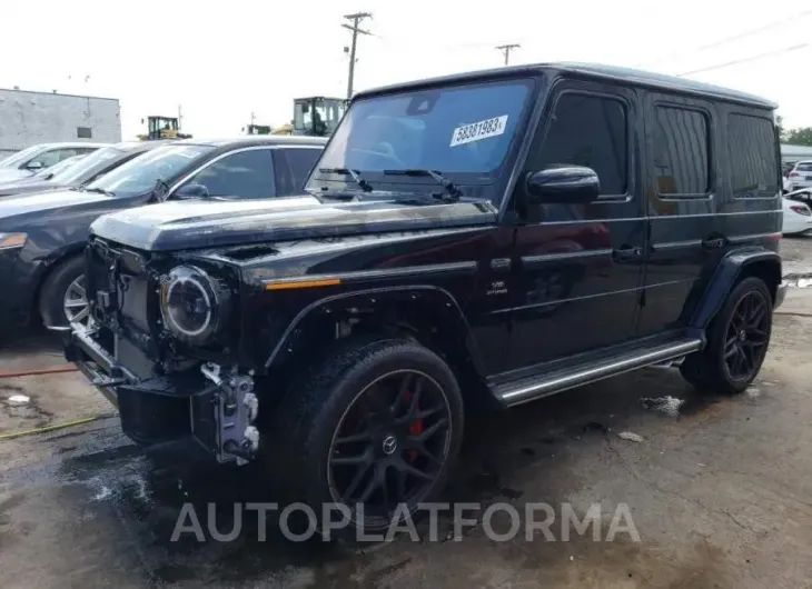 MERCEDES-BENZ G 63 AMG 2021 vin W1NYC7HJ4MX393605 from auto auction Copart