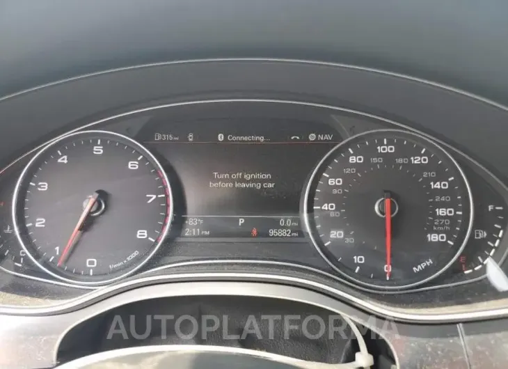 AUDI A7 PREMIUM 2015 vin WAUWGAFC3FN016151 from auto auction Copart