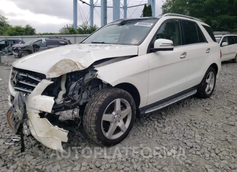 MERCEDES-BENZ ML 400 4MA 2015 vin 4JGDA5GBXFA472496 from auto auction Copart