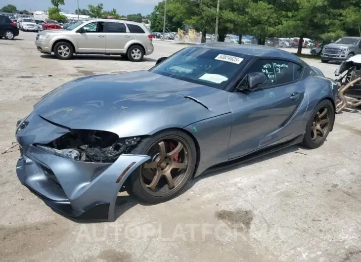 TOYOTA SUPRA BASE 2021 vin WZ1DB0C09MW043022 from auto auction Copart