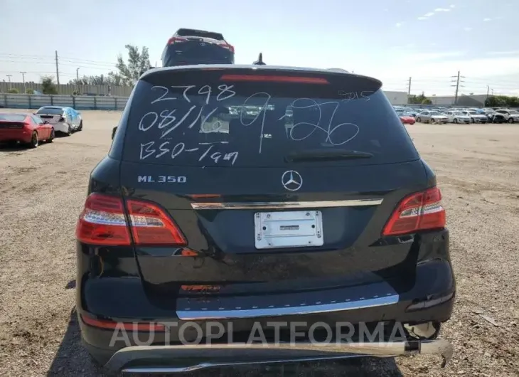 MERCEDES-BENZ ML 350 2015 vin 4JGDA5JB2FA522798 from auto auction Copart