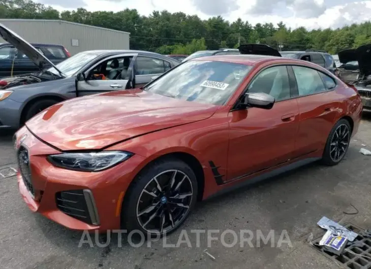 BMW I4 M50 2023 vin WBY33AW05PFR26496 from auto auction Copart