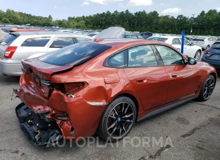 BMW I4 M50 2023 vin WBY33AW05PFR26496 from auto auction Copart