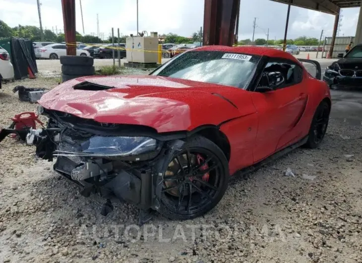 TOYOTA SUPRA BASE 2022 vin WZ1DB0C09NW051297 from auto auction Copart