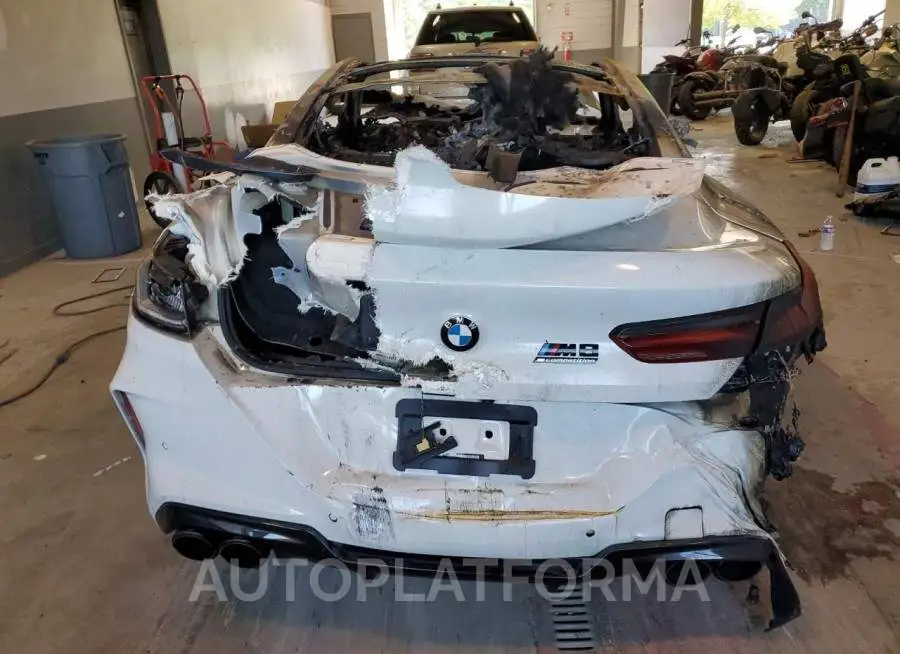 BMW M8 2020 vin WBSAE0C01LBM08400 from auto auction Copart