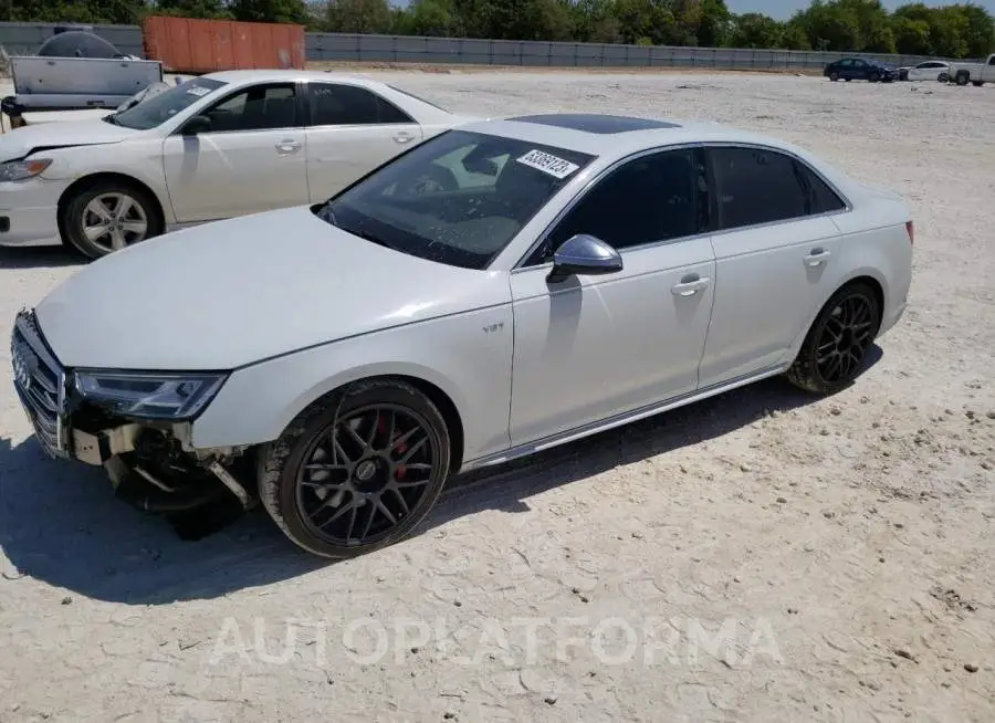 AUDI S4 PREMIUM 2018 vin WAUB4AF48JA001449 from auto auction Copart