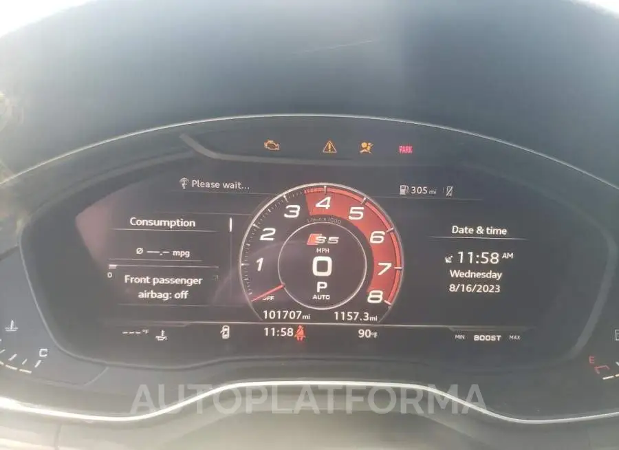 AUDI S5 PREMIUM 2018 vin WAUP4AF59JA025435 from auto auction Copart