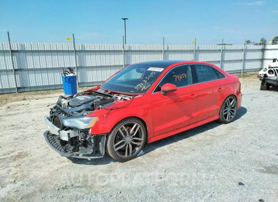 AUDI S3 PRESTIG 2015 vin WAUFFGFF2F1069074 from auto auction Copart