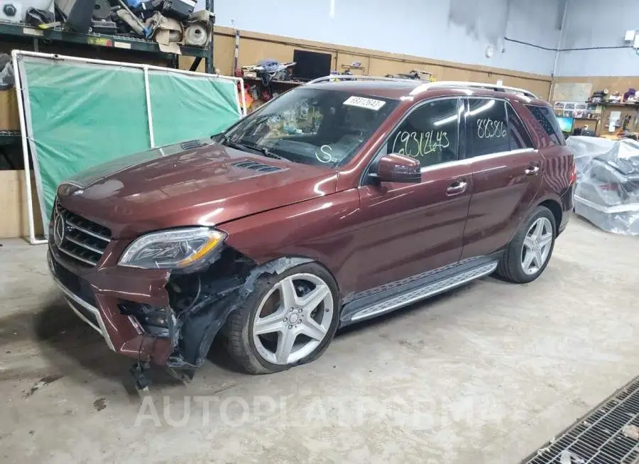 MERCEDES-BENZ ML 350 4MA 2015 vin 4JGDA5HB1FA513466 from auto auction Copart