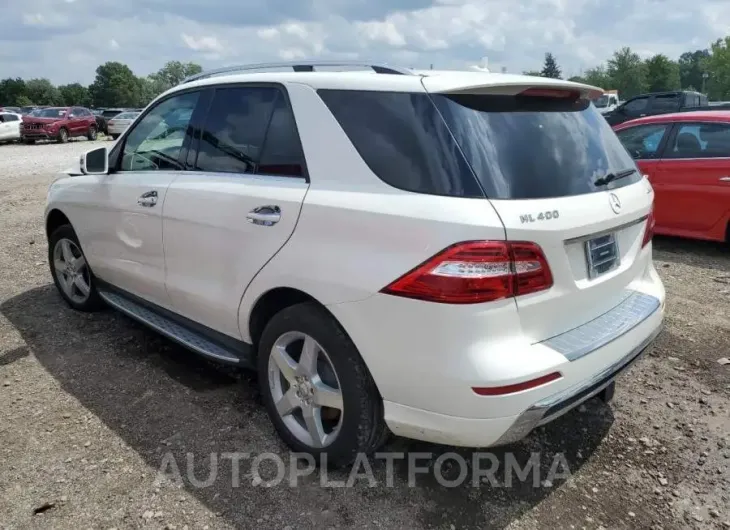 MERCEDES-BENZ ML 400 4MA 2015 vin 4JGDA5GB7FA536557 from auto auction Copart