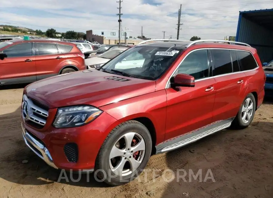 MERCEDES-BENZ GLS 450 4M 2017 vin 4JGDF6EE4HA763695 from auto auction Copart