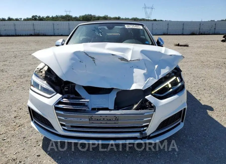 AUDI S5 PREMIUM 2018 vin WAUY4GF57JN012912 from auto auction Copart