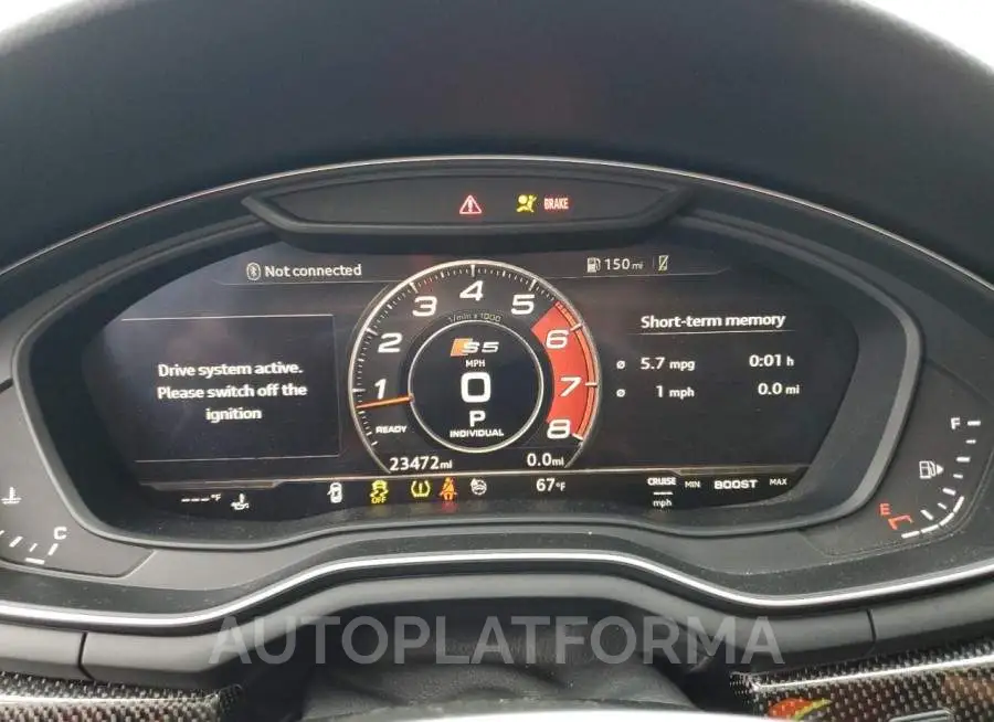 AUDI S5 PREMIUM 2019 vin WAUB4CF59KA046583 from auto auction Copart