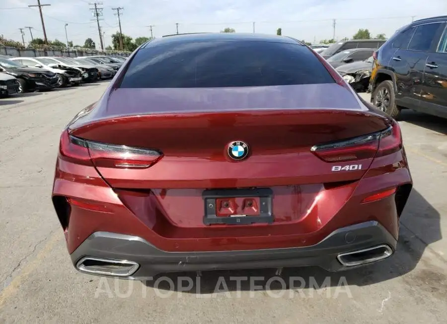 BMW 840I 2022 vin WBAGV2C00NCJ26384 from auto auction Copart