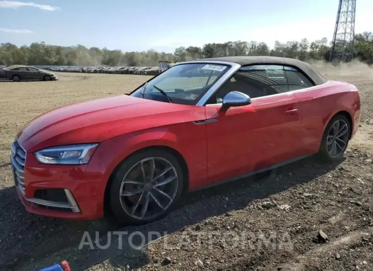 AUDI S5 PREMIUM 2018 vin WAUY4GF58JN000798 from auto auction Copart