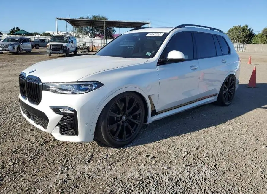 BMW X7 M50I 2020 vin 5UXCX6C03LLE35512 from auto auction Copart