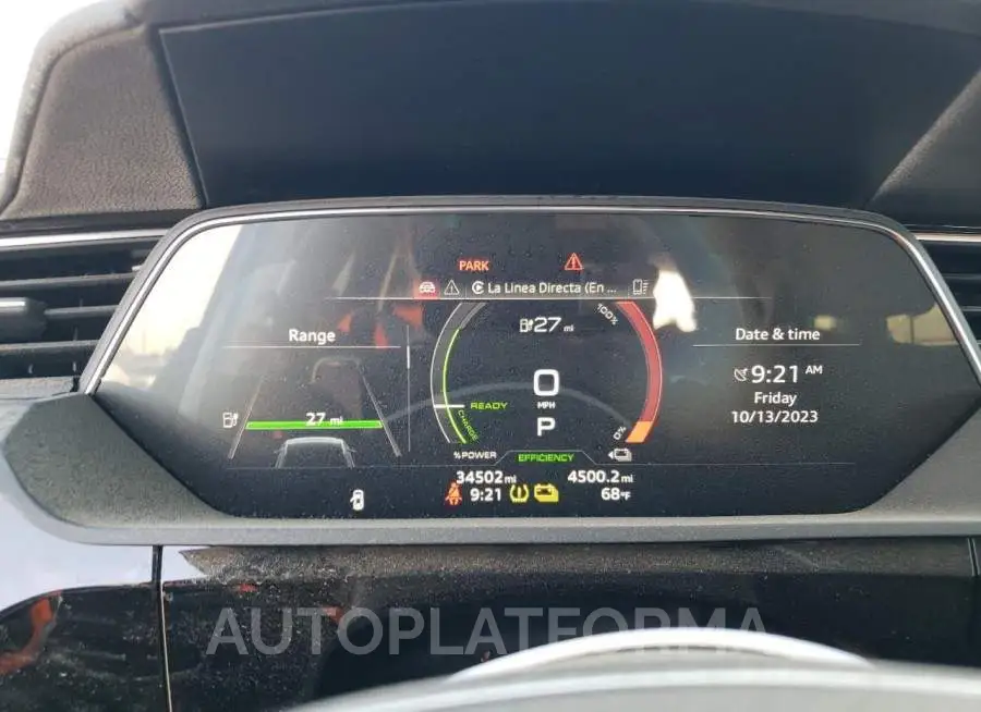 AUDI E-TRON PRE 2021 vin WA1AAAGE4MB023438 from auto auction Copart