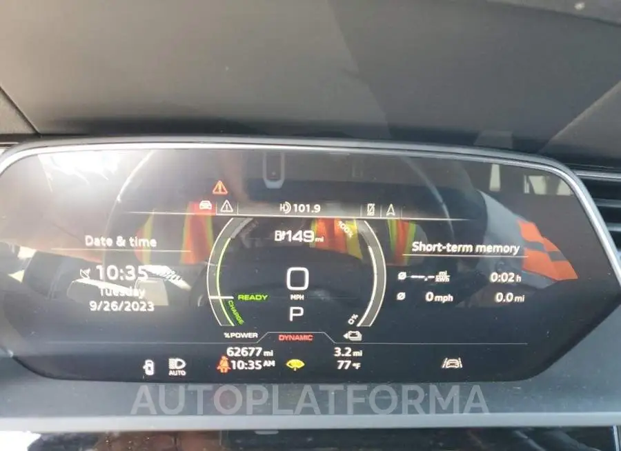 AUDI E-TRON PRE 2019 vin WA1LAAGE0KB017402 from auto auction Copart